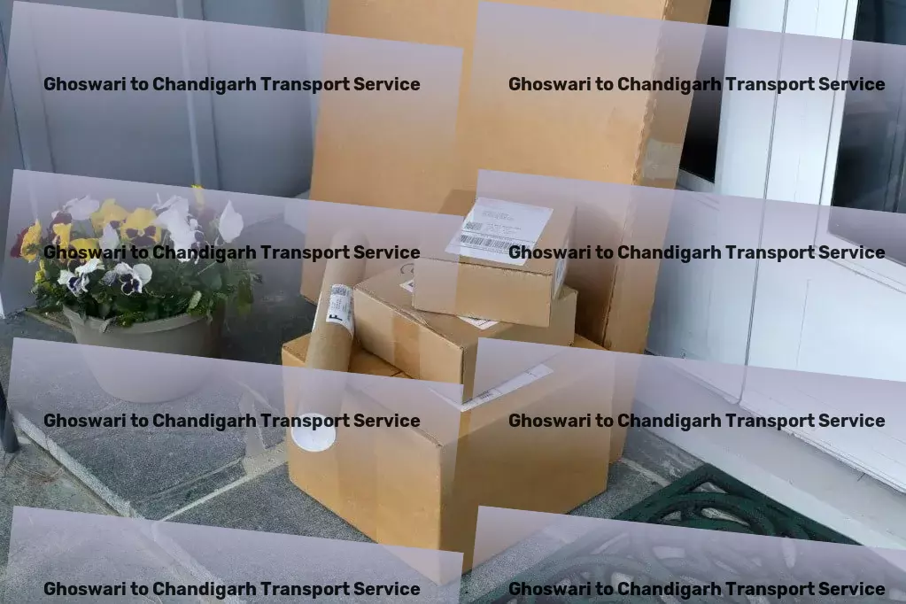 Ghoswari to Chandigarh Transport Nationwide packers and movers