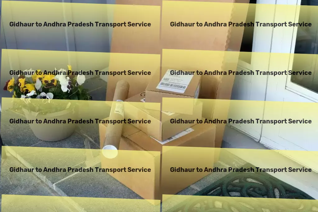 Gidhaur to Andhra Pradesh Transport Your logistical needs, our mission to solve in India. - Heavy haulage