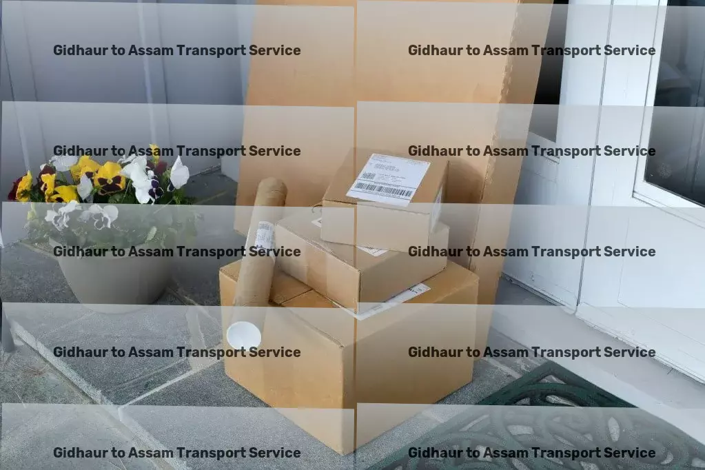 Gidhaur to Assam Transport Simplifying your journey across India's transportation landscape! - Commercial freight transport