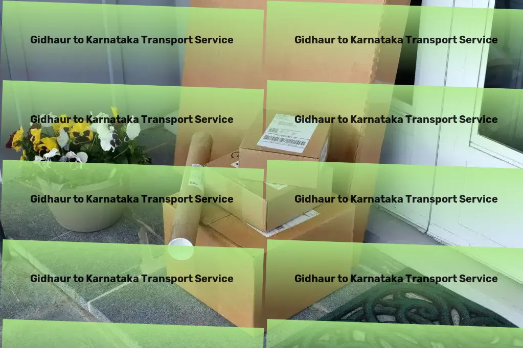 Gidhaur to Karnataka Transport Inter-city freight services