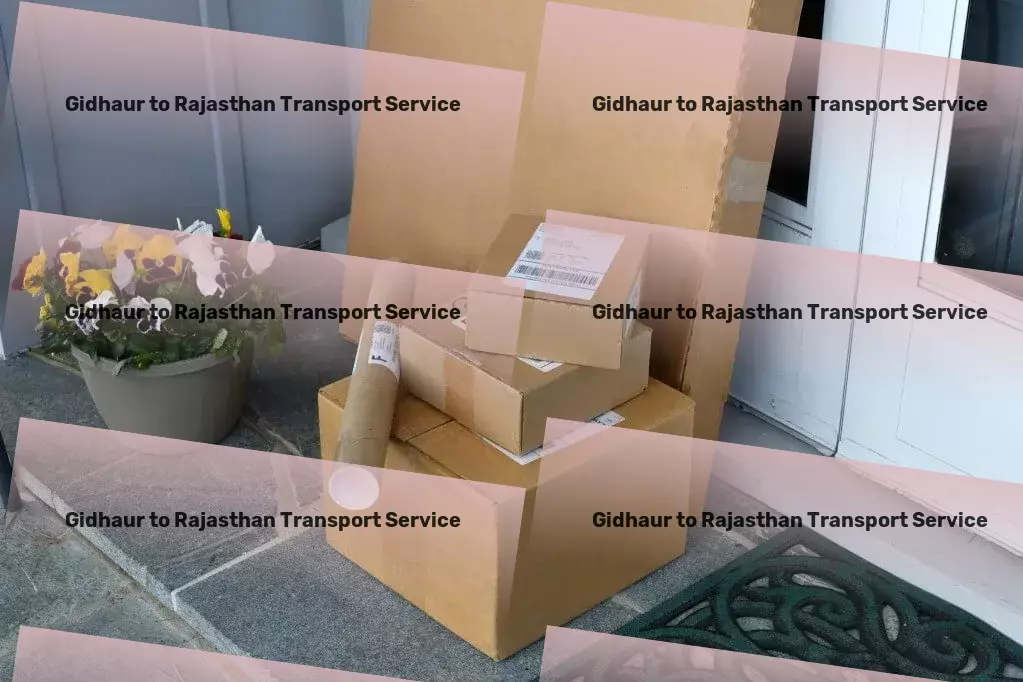 Gidhaur to Rajasthan Transport The blueprint for future-proof transportation in India. - Nationwide logistics