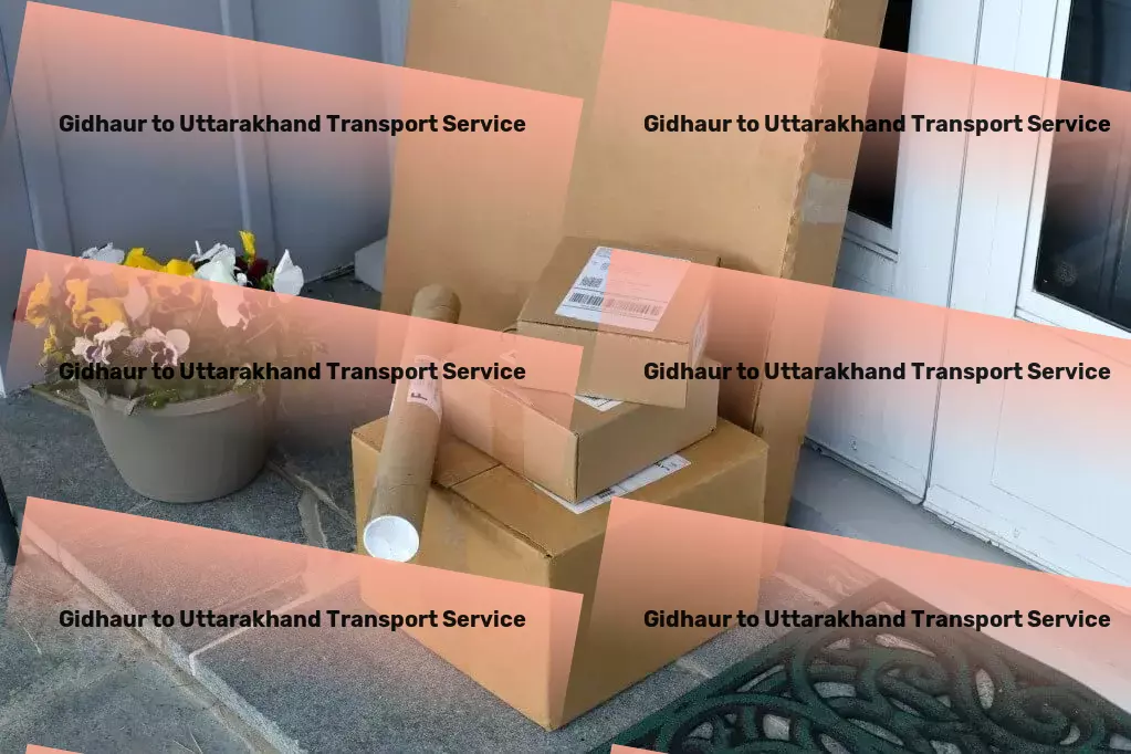 Gidhaur to Uttarakhand Transport Urban cargo logistics