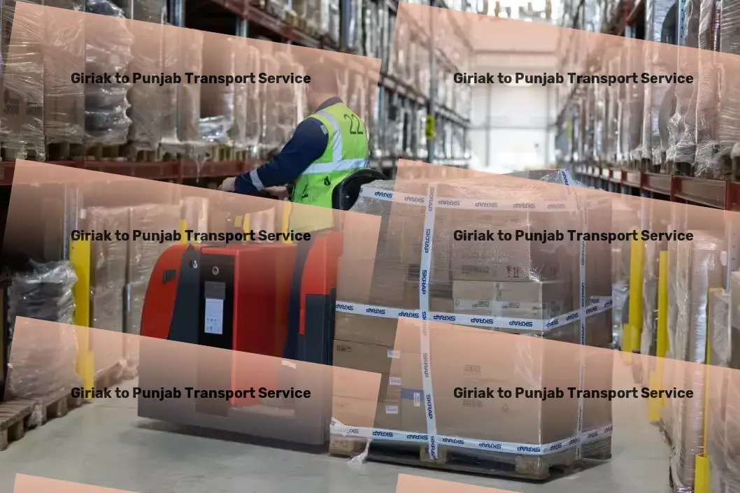 Giriak to Punjab Transport Transforming the way you experience digital content! - Express logistics and shipment