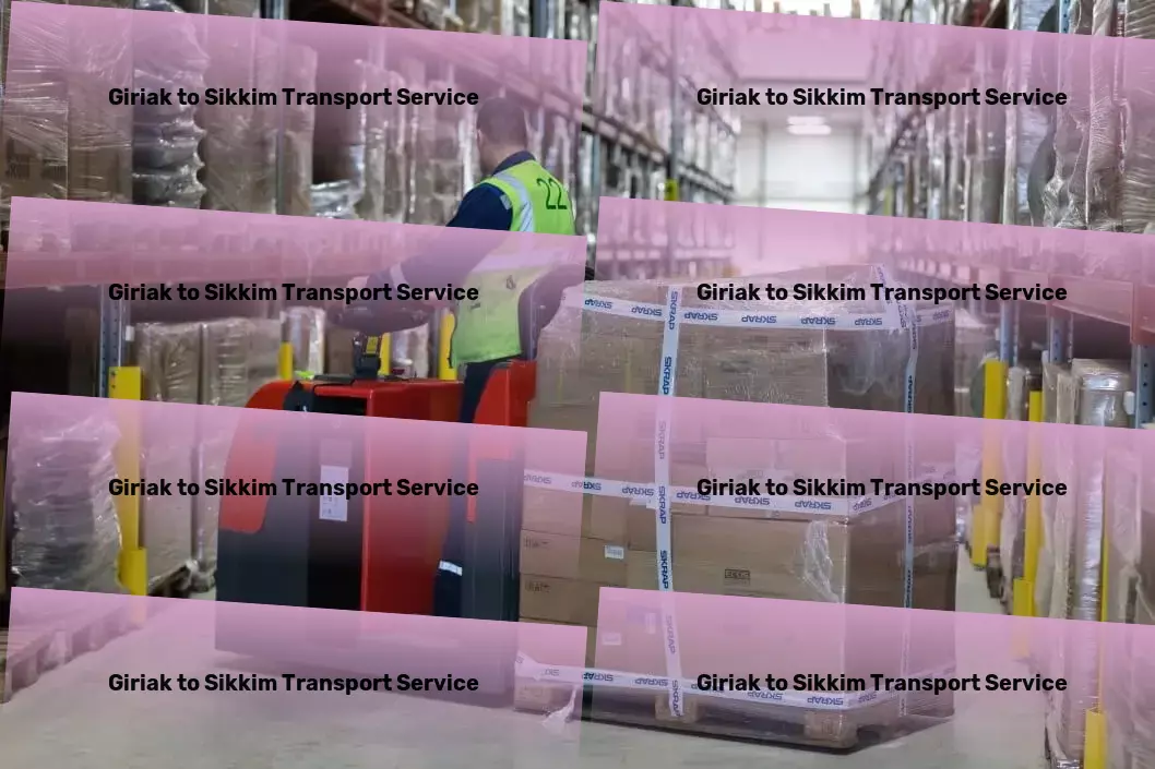 Giriak to Sikkim Transport Express road carriage services