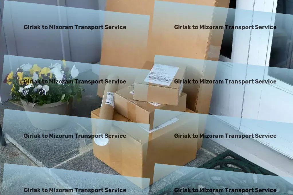 Giriak to Mizoram Transport Domestic logistics solutions