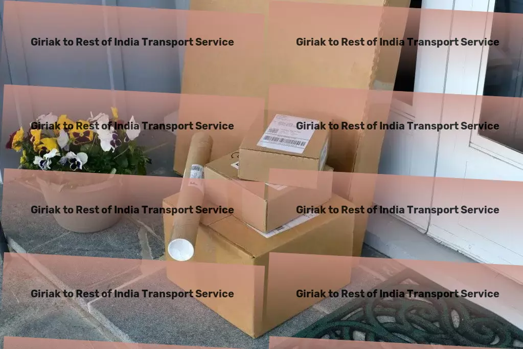 Giriak to Rest Of India Transport Urban freight and shipment services