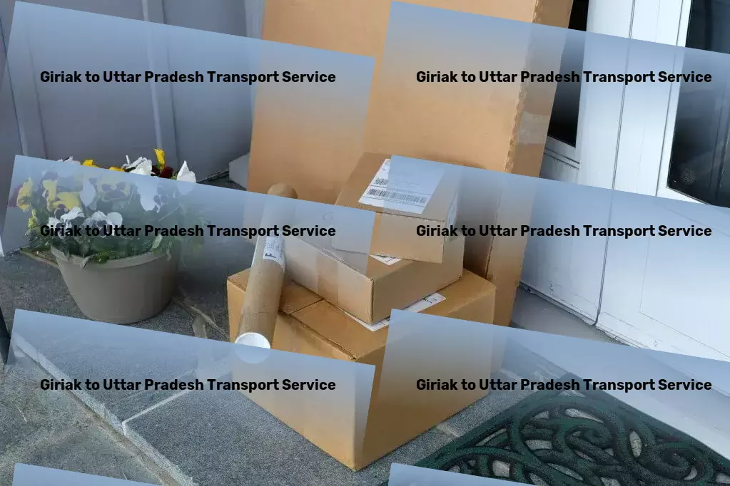 Giriak to Uttar Pradesh Transport Expedited shipping