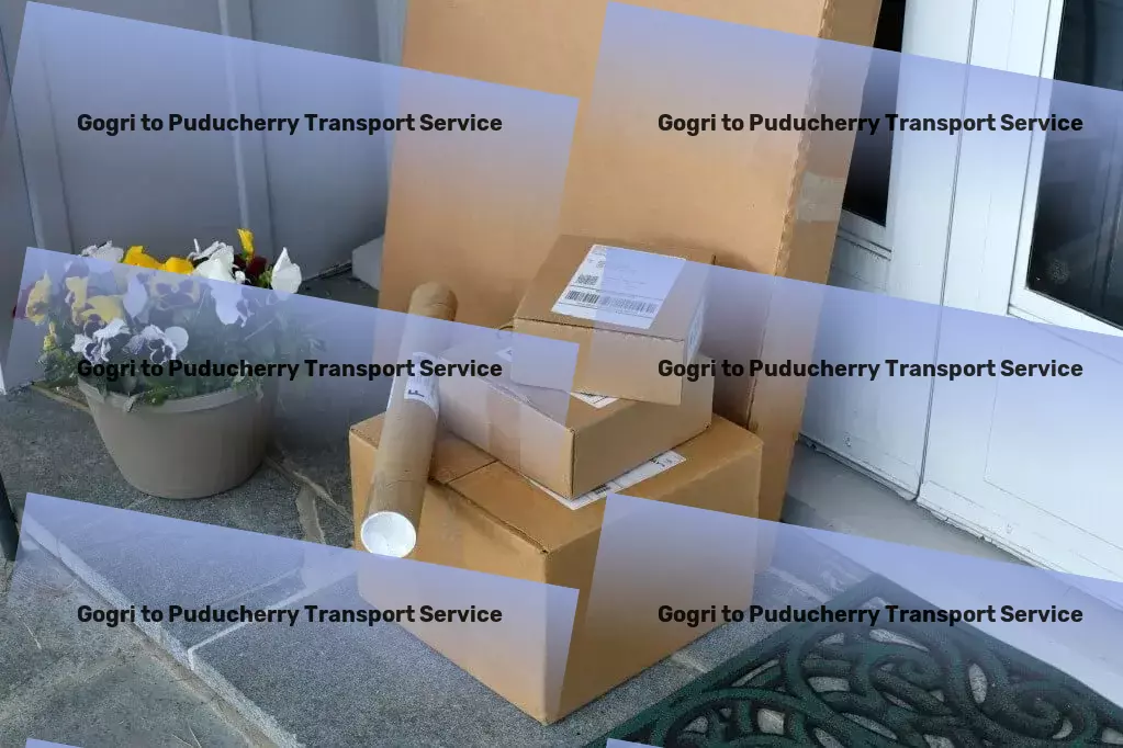 Gogri to Puducherry Transport Industrial goods transport