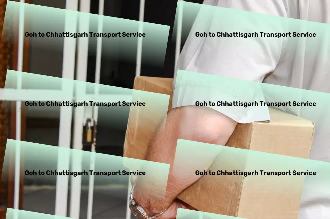 Goh to Chhattisgarh Transport Nationwide parcel transport