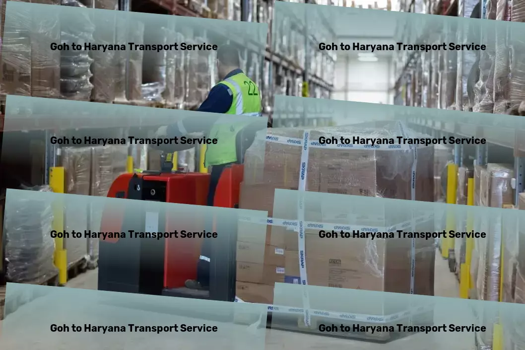 Goh to Haryana Transport Quick goods forwarding