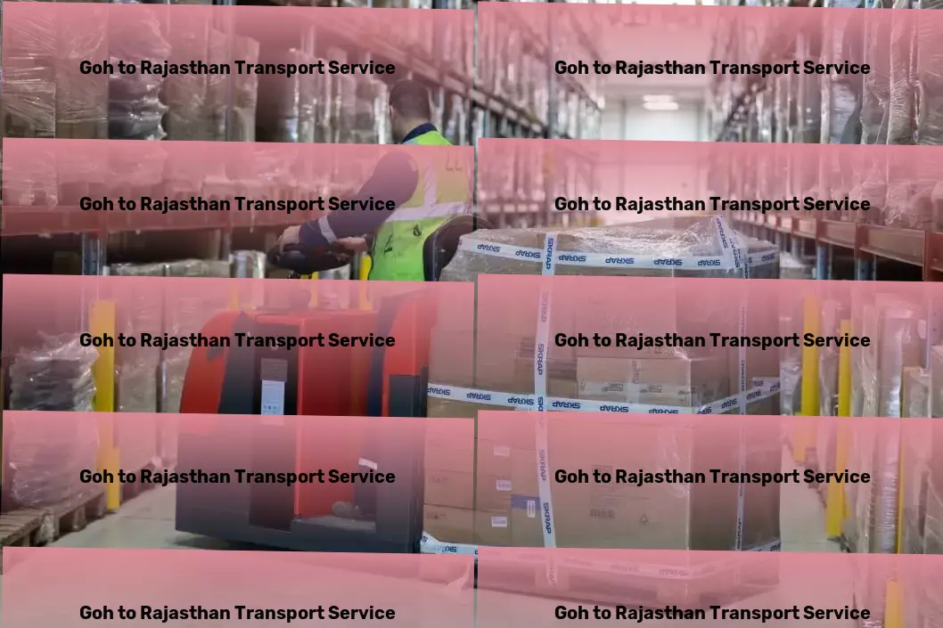 Goh to Rajasthan Transport Direct door delivery