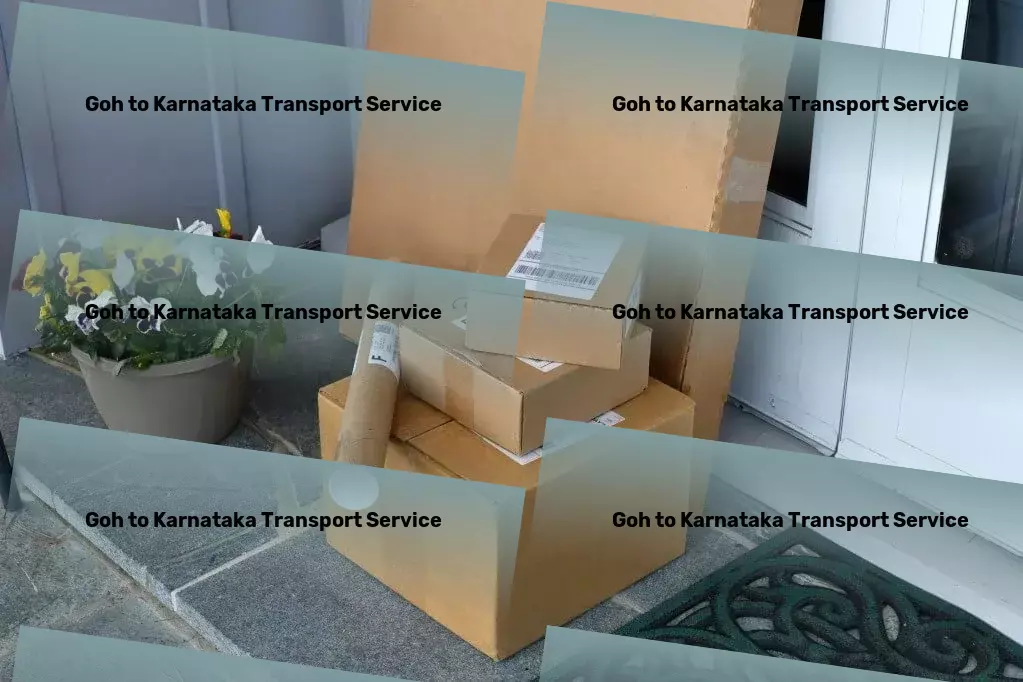 Goh to Karnataka Transport Large item transport services