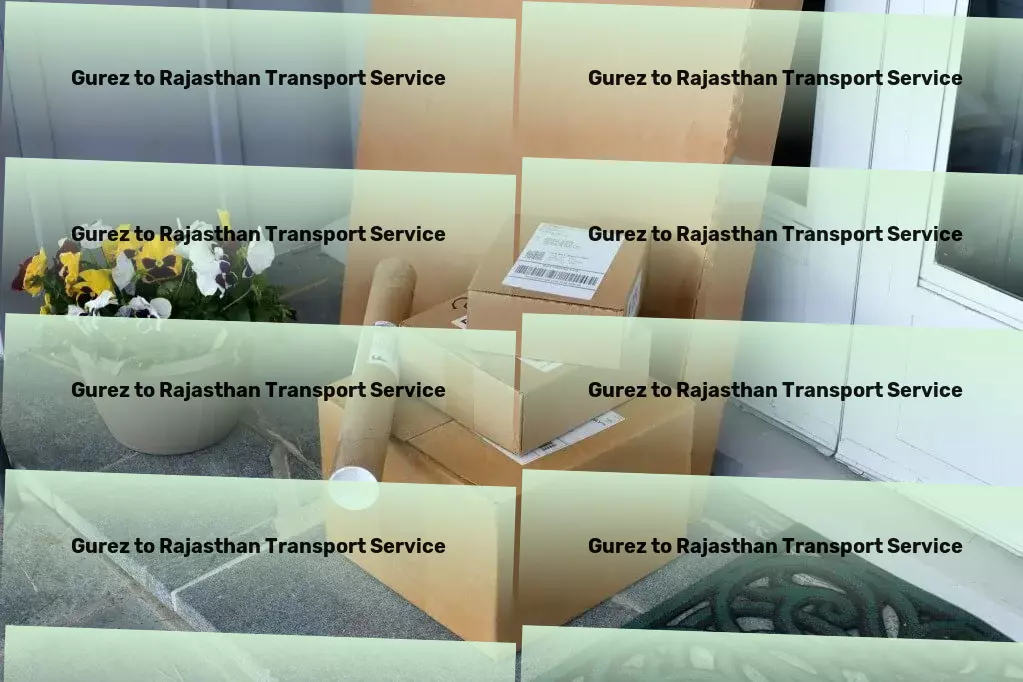 Gurez to Rajasthan Transport Courier services