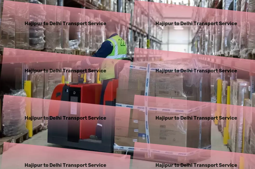 Hajipur to Delhi Transport Bulk cargo delivery